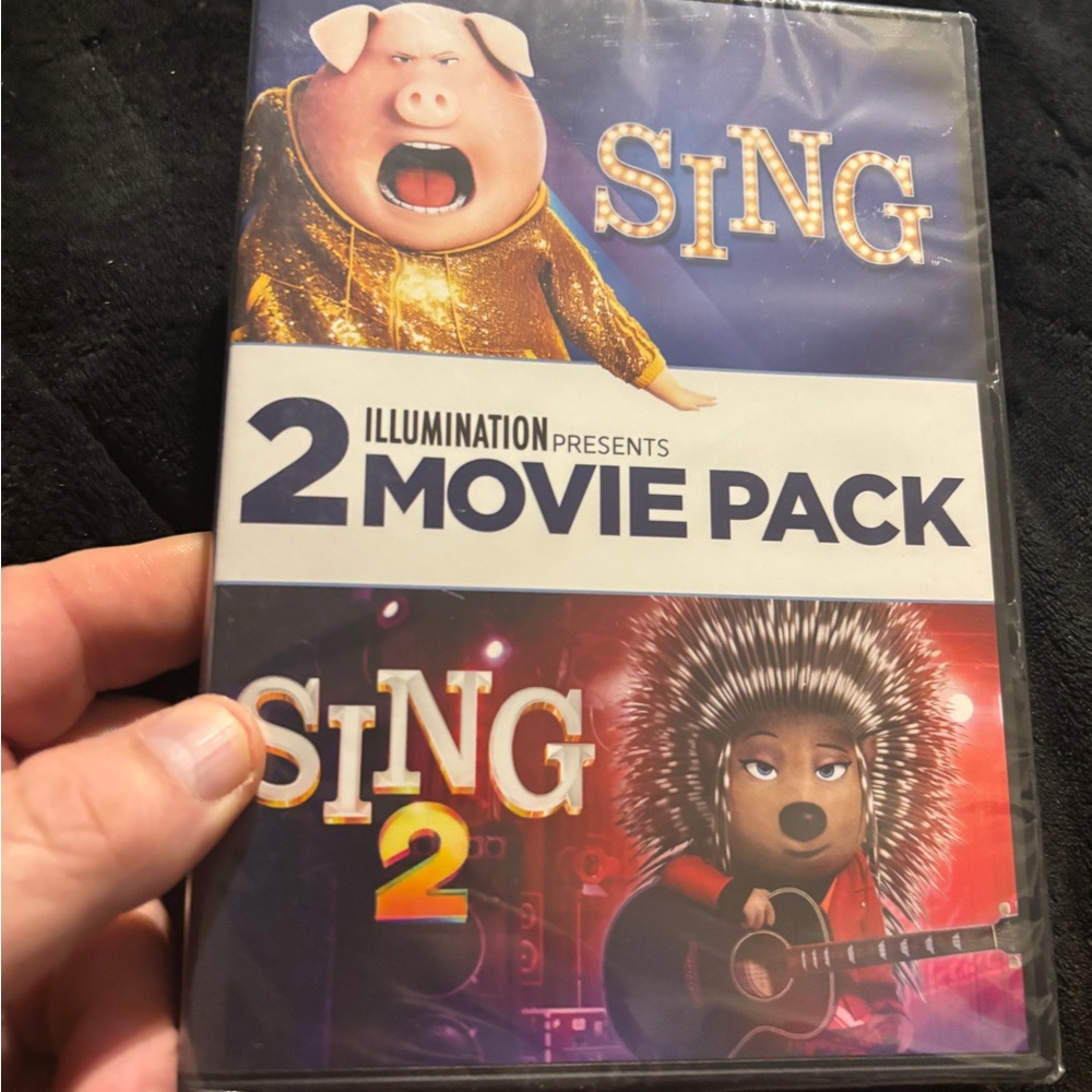 Sing 1 & 2 Movie Pack DVD New Factory Sealed
